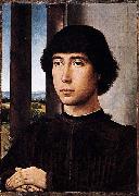 Hans Memling Portrait of a Man at a Loggia oil painting on canvas